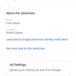 “About this advertiser” initiative now includes Advertisers Pages for Google Ads