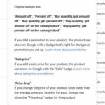 Google Merchant Center now automatically displays badge eligibility for products
