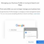 Is the Google Business Profile Manager going away for multi-locations businesses as well?